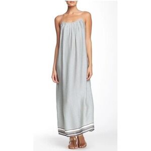 Vince Silk Long Dress Multicolor Size Small